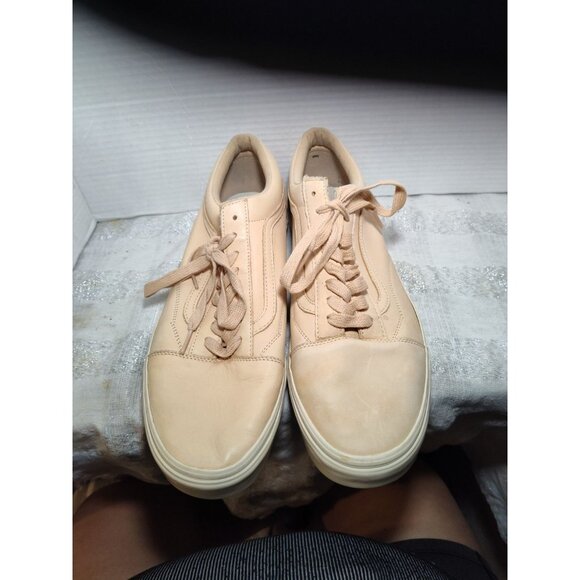 VANS Men\'s Old Skool DX Ultra Kush Veggie Tan Leather‎ US Size 13 Beige EUC main image 5